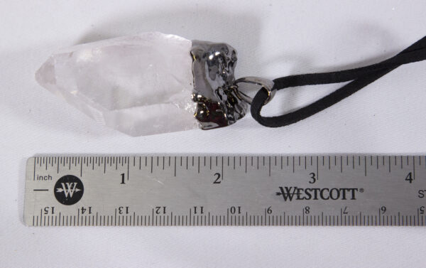 quartz necklace with ruler