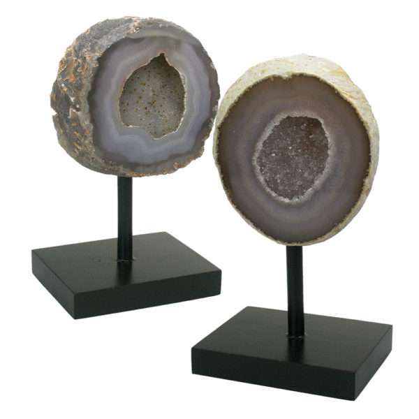 Polished Brazilian Geodes on Stands
