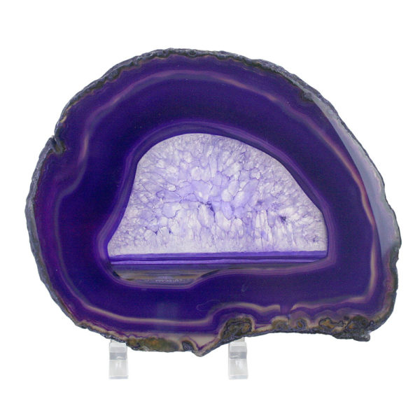 Purple Dyed Agate Slab