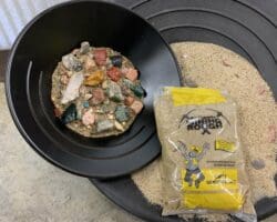 Large Gemstone Bag mining kit and sand