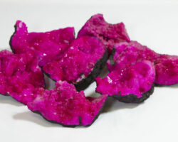 Large Opened Dyed Pink Geode