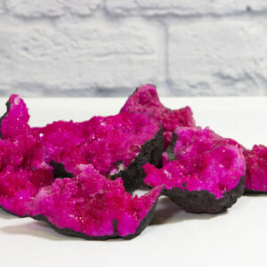 Pink Dyed Opened Moroccan Geode Half (Large)