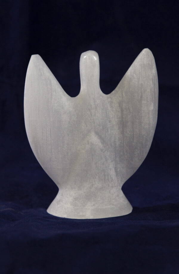 Angel-shaped Selenite stone