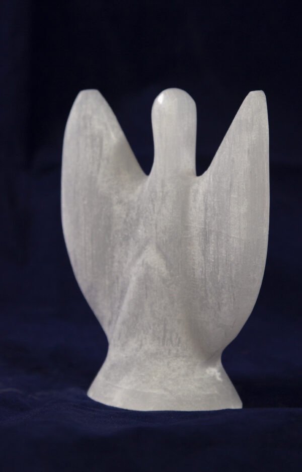 Angel-shaped Selenite stone