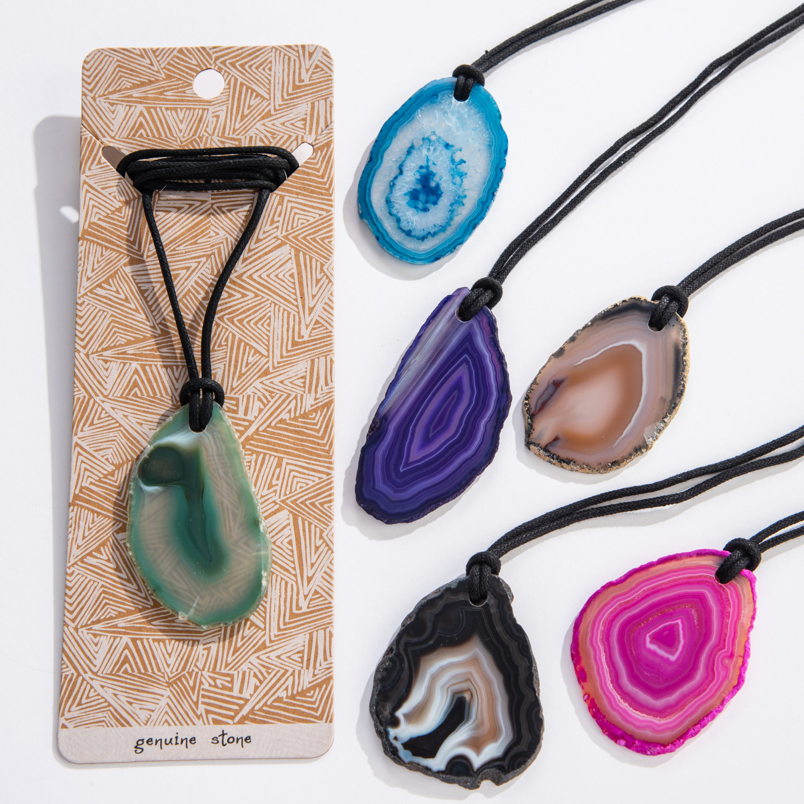 Assorted Agate Necklace (One Necklace)
