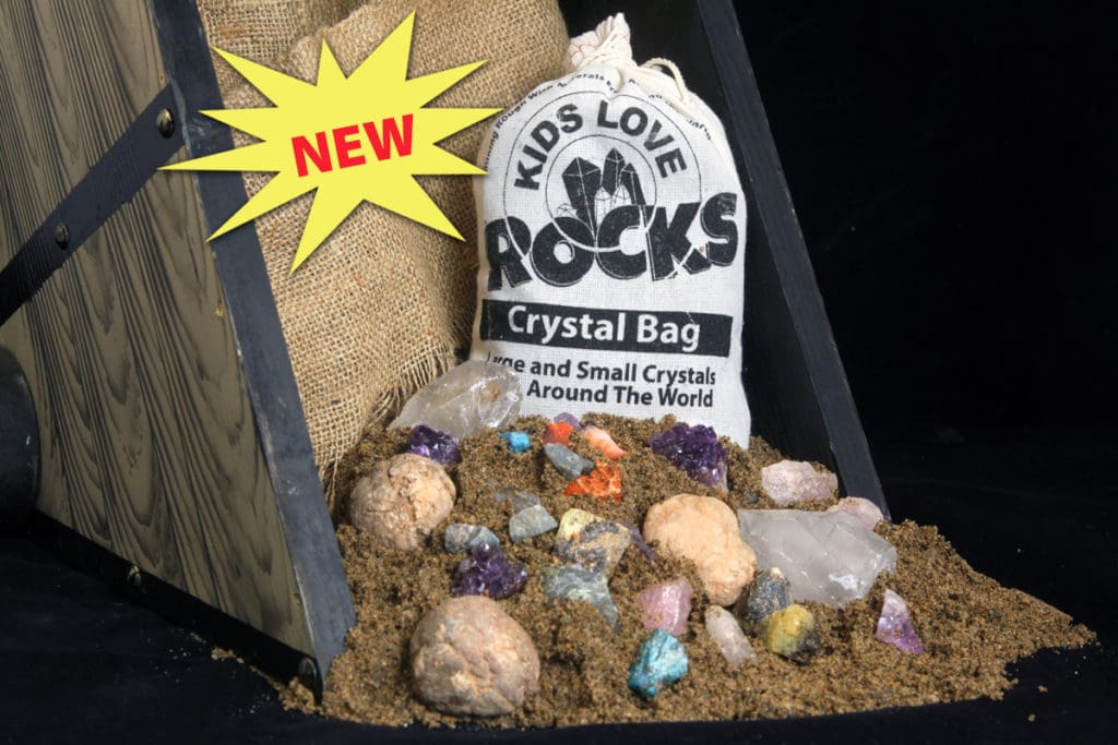 Crystal Mining Bag, Large Crystal Mining Dig Kit - Kids Love Rocks