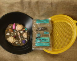 Teal Bag ( Sea Shells ) + Sifter