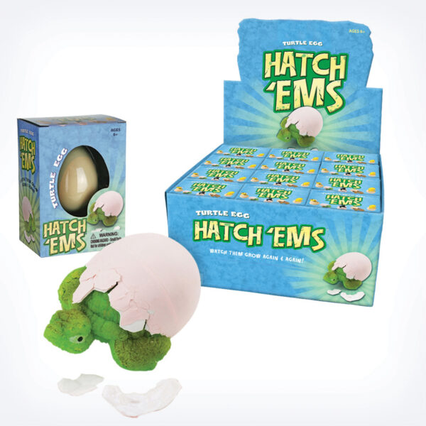 Turtle Hatch'ems Toy with Display boxes set