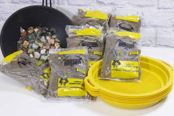 Yellow Large Gemstone party pack with sifters