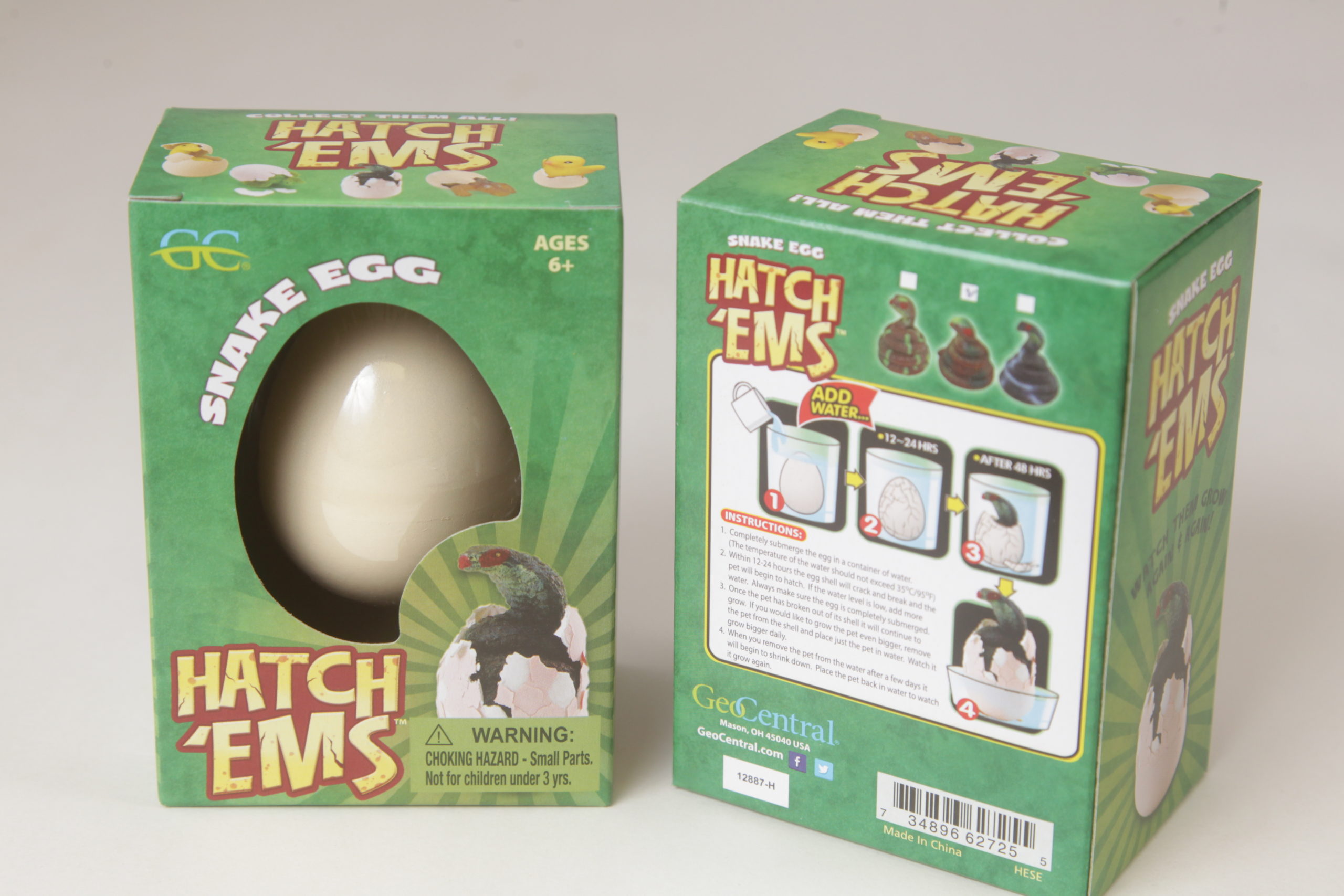 Snake Hatch'ems Toy with Display box
