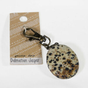 Dalmatian Jasper Wish Stone Charm