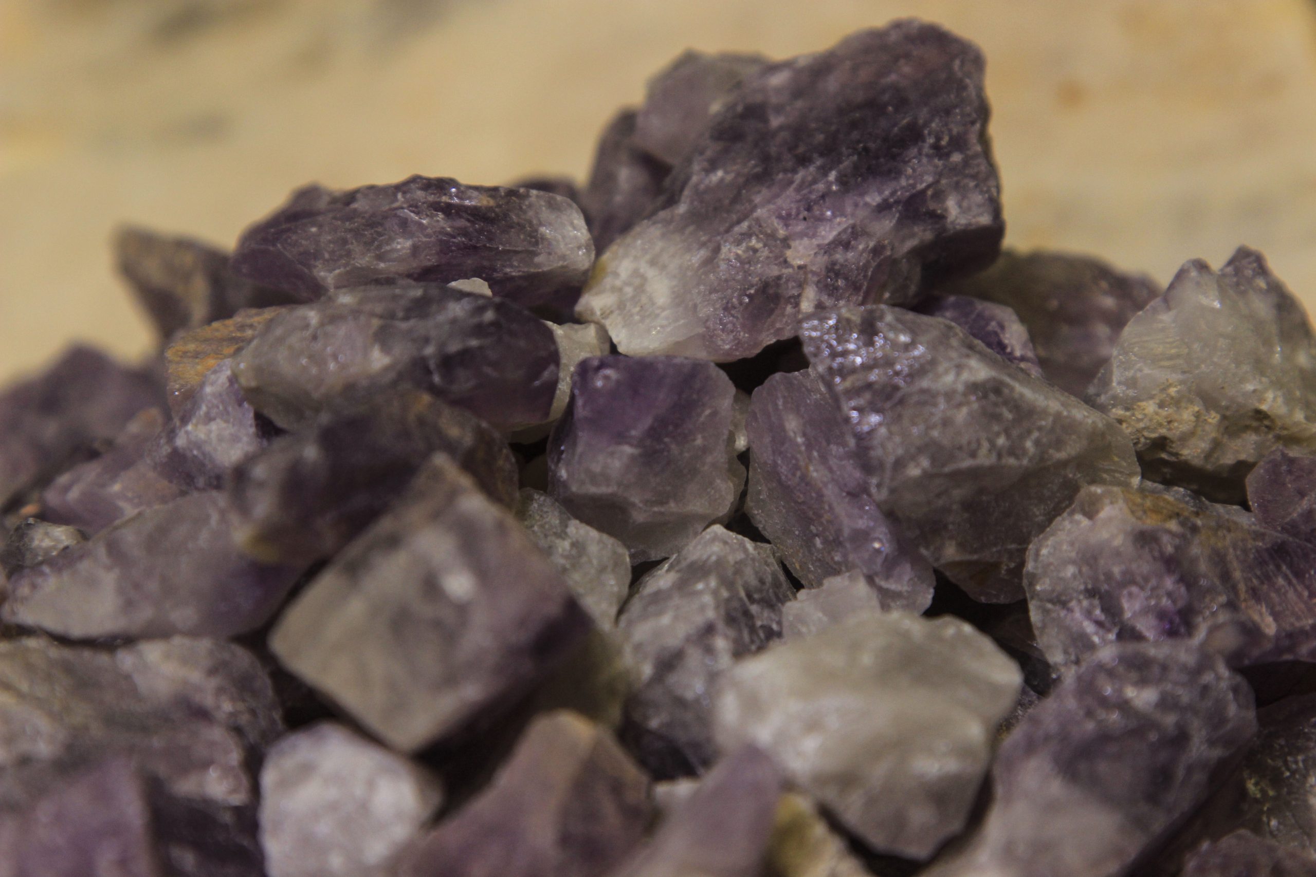 Pile of Amethyst Pieces
