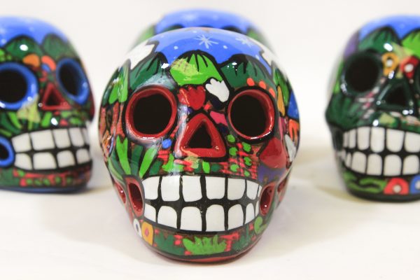 Day of the Dead Sugar Skull front view