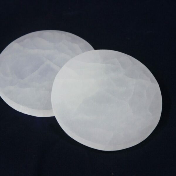 Round Selenite Charging Plate, Station