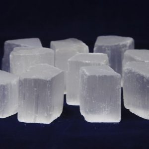 Selenite Raw Cubes 10 Pack