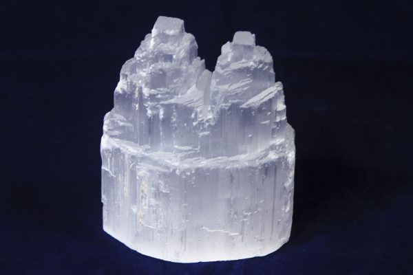 Selenite Double Tower side view