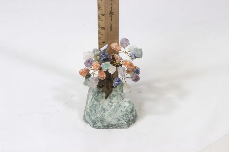 Small Mixed Gemstone Tree with Aventurine base - Kids Love Rocks