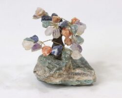 Small Mixed Gemstone Tree with Amazonite Base