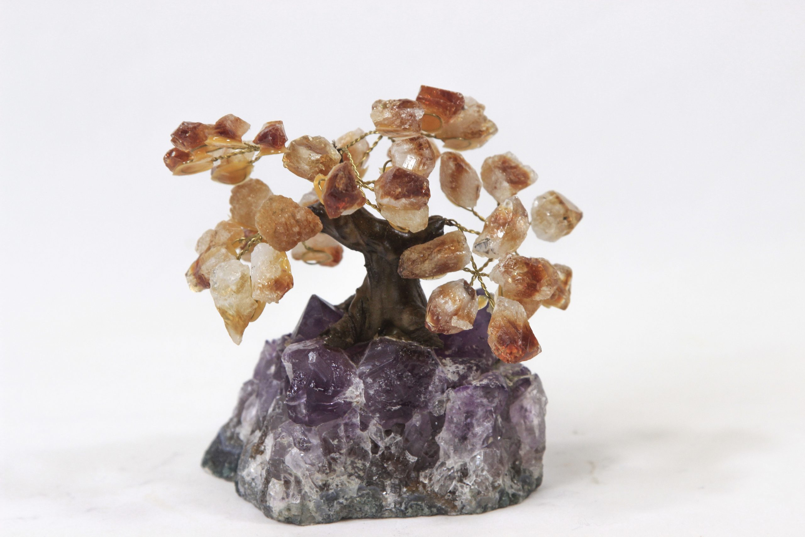 Small Citrine Crystal Point Tree