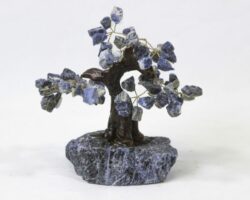 Medium Sodalite Gemstone Tree with a Sodalite Base