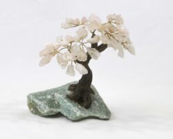 Medium Rose Quartz Crystal Gemstone Tree