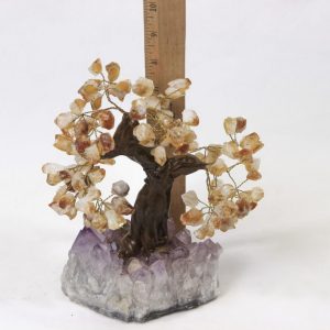 Large Citrine Crystal Point Gemstone Tree