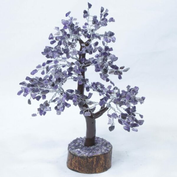 Amethyst Tree with Wood Base 500 Chips