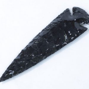 Black Obsidian Arrowhead 7"