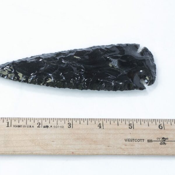 Black Obsidian Arrowhead 6" (One Arrow)