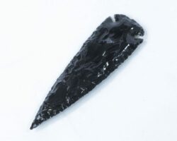 obsidian arrowhead 6 inches