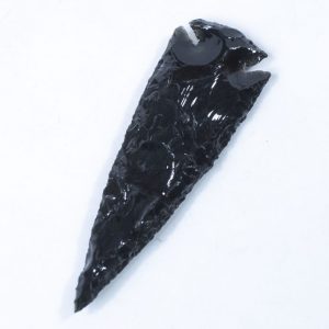 Black Obsidian Arrowhead 5"