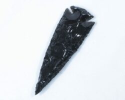 Black Obsidian Arrowhead 5 inches