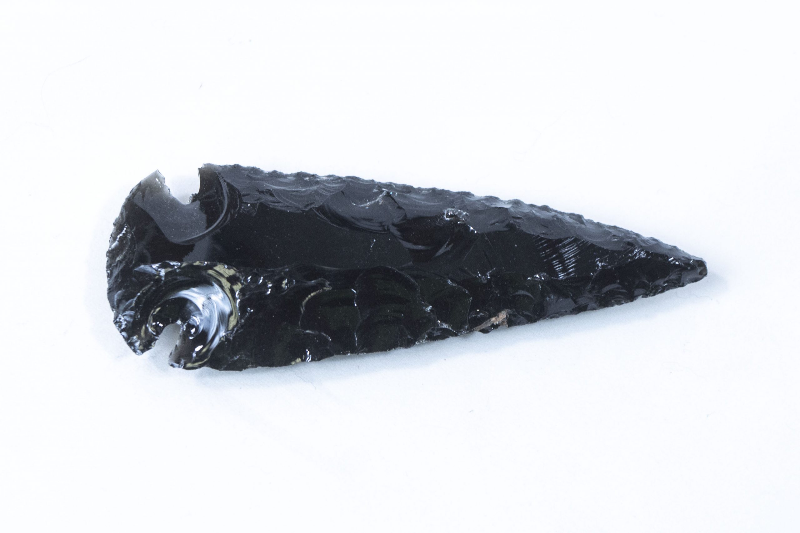1 3/4" NEW REPRODUCTION Details about    100 KNAPPED  BEAUTIFUL OBSIDIAN ARROWHEADS   1 1/4" 