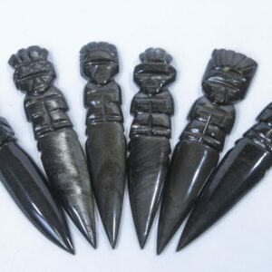 Black Gold Obsidian Dagger, Paper Cutter