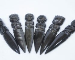 Black Gold Obsidian Dagger, Paper Cutter (Individual Piece)