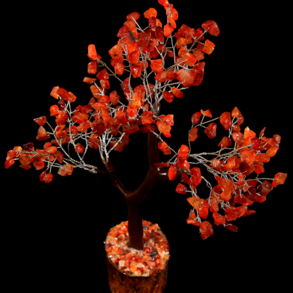 Red Carnelian 300 Chip Gemstone Tree