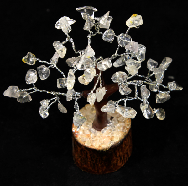 60 Chip Crystal Gemstone Tree top view