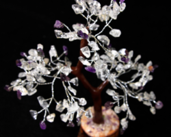 160 Gemstone Chip Crystal and Amethyst Tree