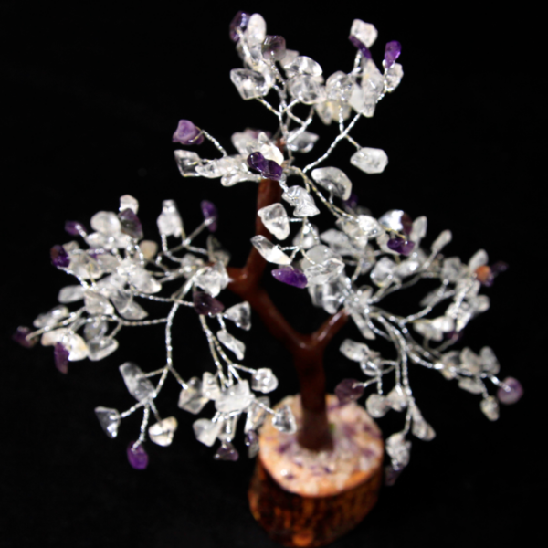 160 Gemstone Chip Crystal and Amethyst Tree