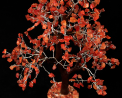 500 Chip Red Carnelian Tree