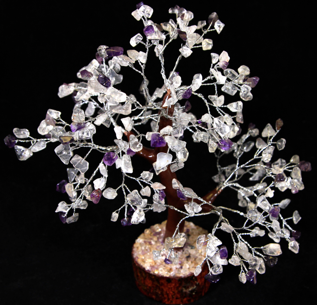 300 Chip Crystal and Amethyst Tree - Kids Love Rocks