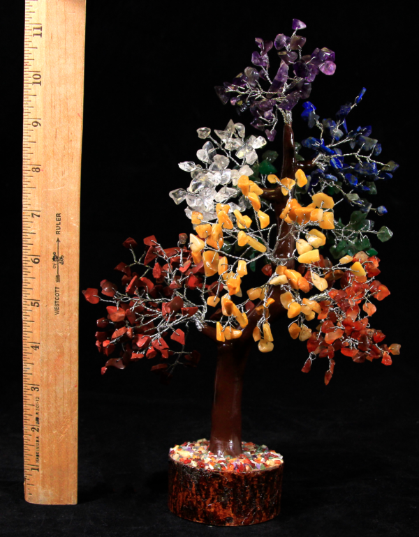 500 Chip Assorted Gemstone Tree with ruler