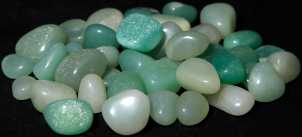 Pile of Small Tumbled Green Aventurine