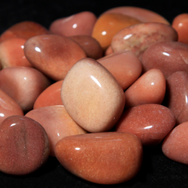 1lb of Tumbled Small Pink Aventurine (19mm-25mm)