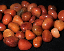 1lb of Small Tumbled Red Aventurine (19mm-25mm)