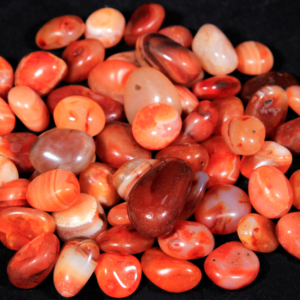 1lb of Tumbled Small Red Carnelian (19mm-25mm)