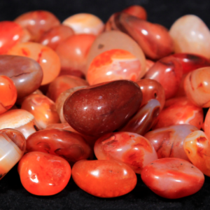 1lb of Tumbled Small Red Carnelian (19mm-25mm)
