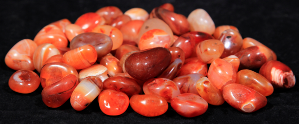 Pile of Small Tumbled Red Carnelian