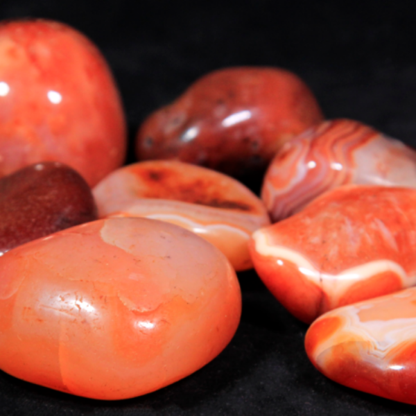 1lb of Tumbled Large Red Carnelian (33mm-50mm)