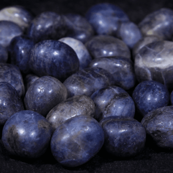 1lb of Tumbled Small Iolite (19mm-25mm)